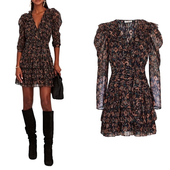 Ulla Johnson Dresses & Skirts - Ulla Johnson Esila Ikat Chiffon Mini Dress